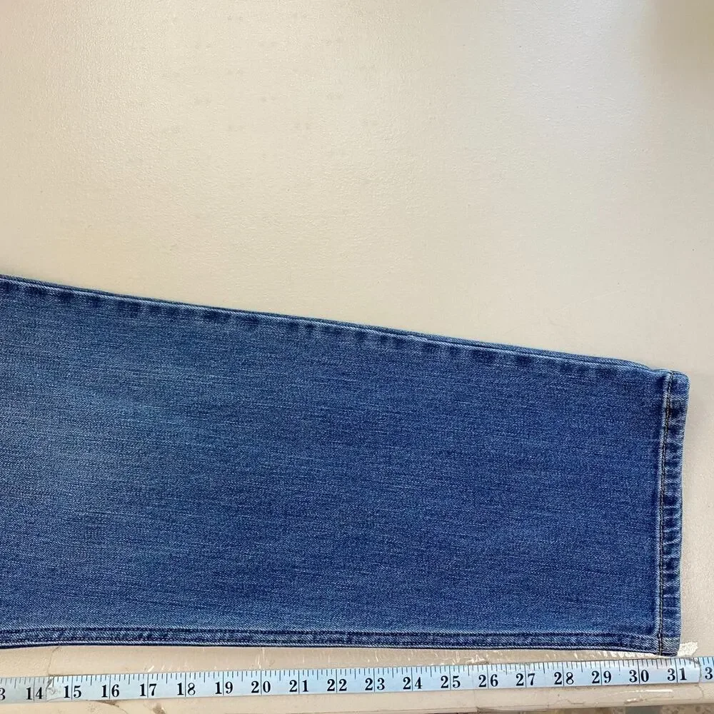 Carhartt Jeans Womens‎ 22W Original Fit Straight Leg Blue Stretch Blaine 46x31
